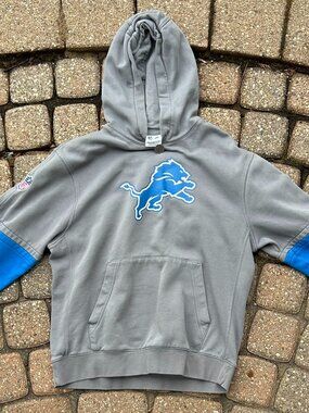 Detroit Lions NFL Nike Hoodie Women's M (Boxy Fit)